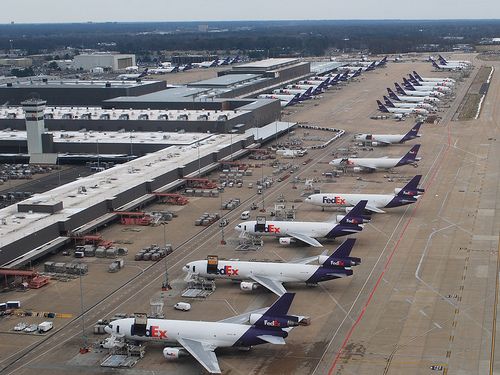 FedEx has it's largest hub and corporate headquarters in Memphis
