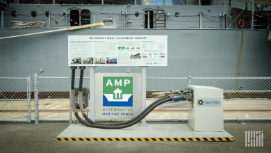 electrical equipment at Port of Los Angeles