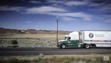 LTL rig on highway