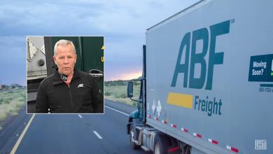 Photo of ABF driver Steven Marcy.