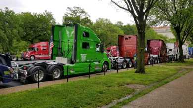 May Day trucker protest