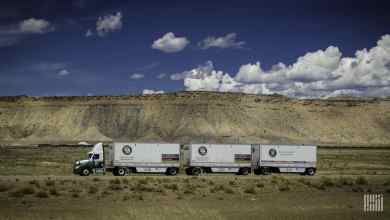 Old Dominion triple on highway