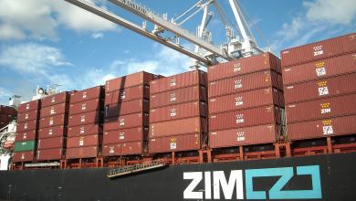 photo of Zim container ship (Zim's CEO was a particularly high earner last year)