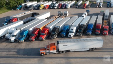 Truck stop parking